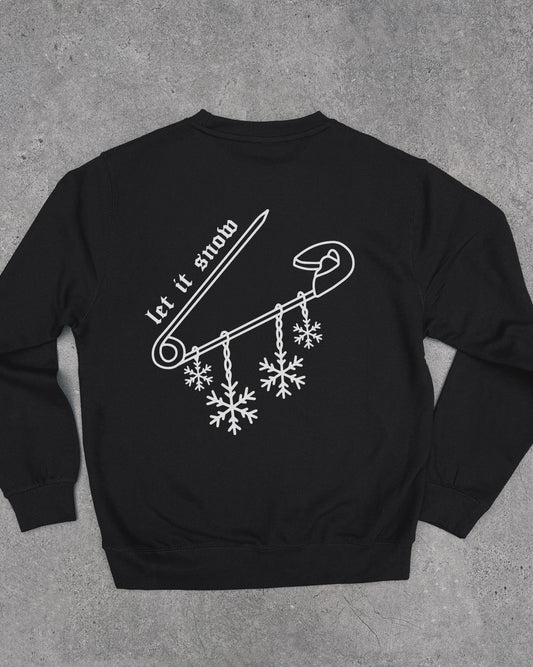 Safety Pin Snowflakes - Sweatshirt