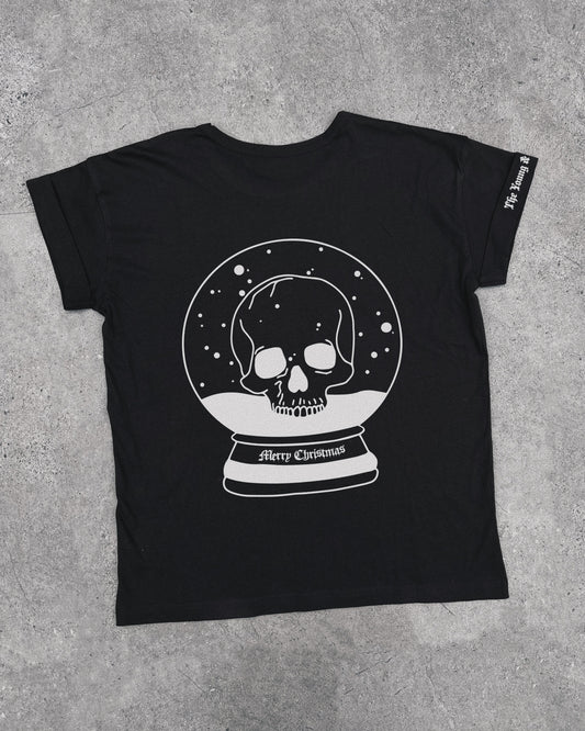 Snow Globe Skull - T-Shirt