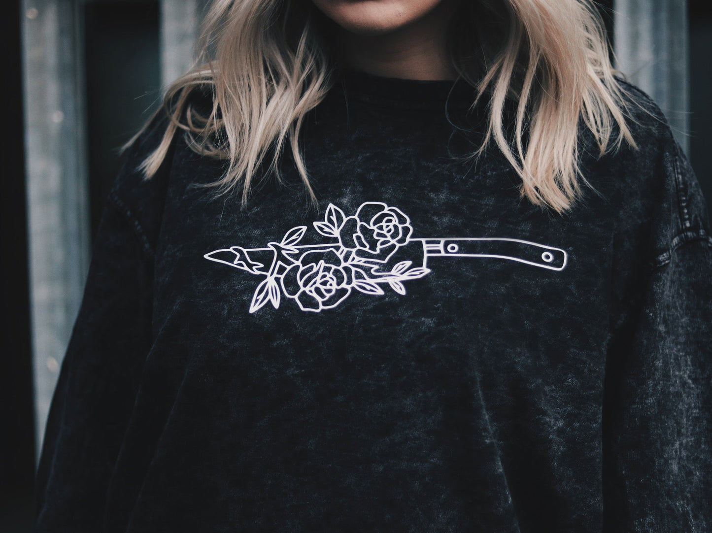 Floral Knife - Sweatshirt